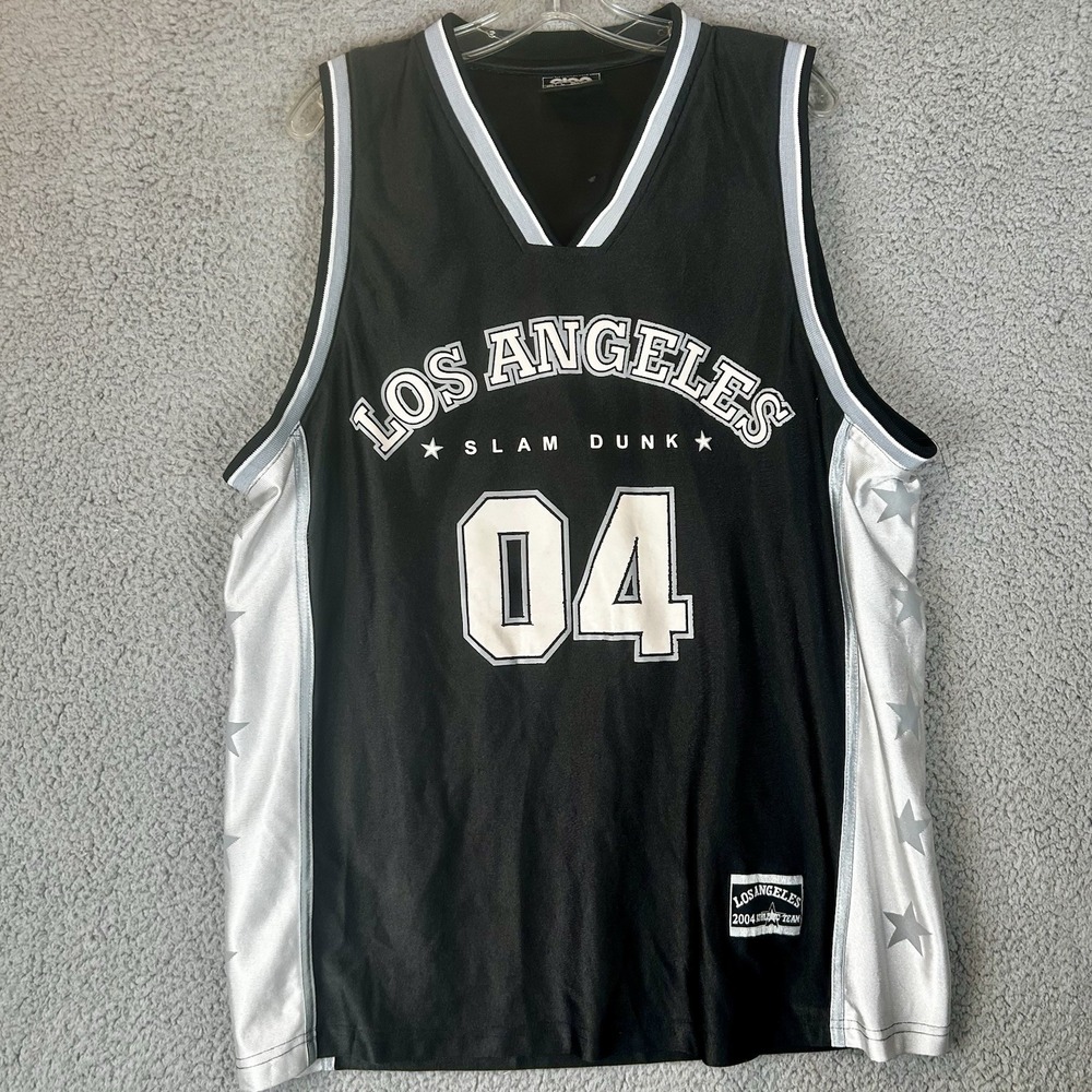 Vintage GIGO Los‎ Angeles Slam Dunk 2004 Jersey Size L Hiphop Tribal Nu Metal